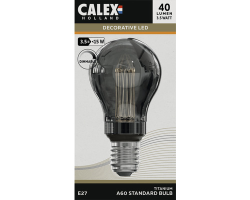 Calex Holland Dekorative LED Lampe, 40 Lumen, 3.5 Watt, E27 A60