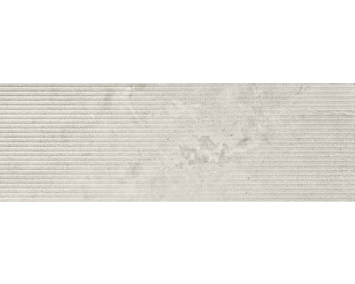 Steingut Dekorfliese Blind Dolomiti 30x90 cm bone