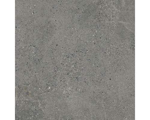 Carrelage sol et mur en grès cérame fin Dolomiti 60x60 cm anthracite