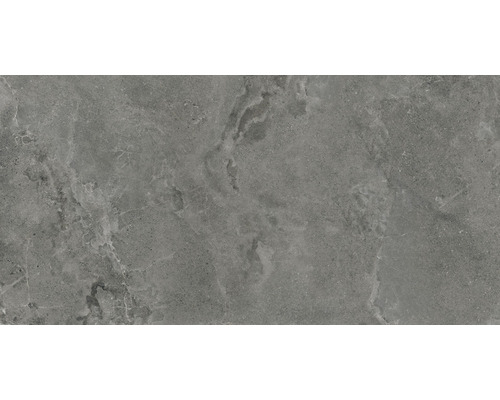 Wand- und Bodenfliese Dolomiti anthracite 80x160cm matt rektifiziert