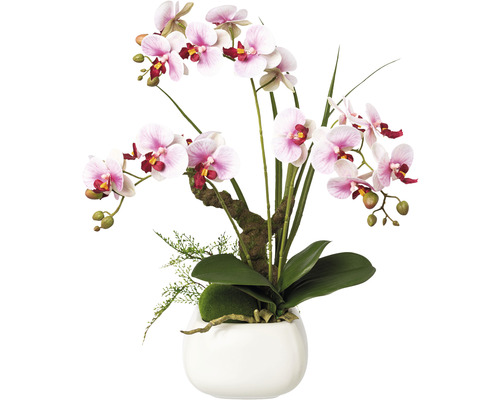 Kunstpflanze Phalaenopsis H 46 cm lila
