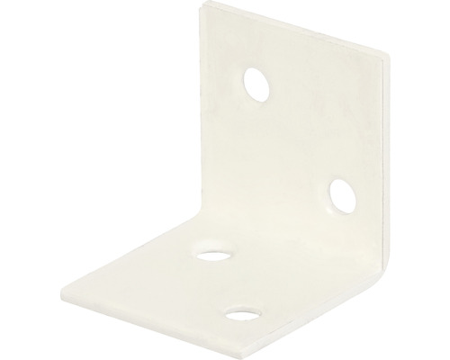 Angle large 30x30x30 mm blanc revêtement en plastique 1 pièce