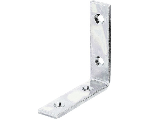 Cornière pour solive 80 x 80 x 20 mm galvanisée, passivation couche épaisse 1 pièce