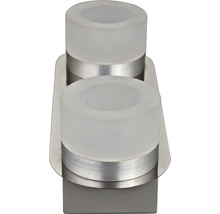 Plafonnier LED FLAIR 2 ampoules 13W 2x 630 lm 3000 K blanc chaud l 280 mm Azimech chrome-thumb-4