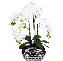 Künstliche Orchidee im Topf