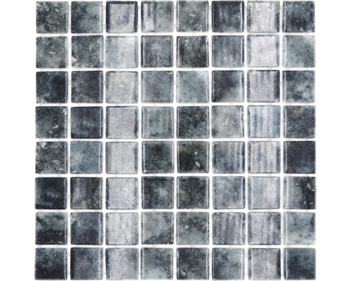 Mosaïque de verre VP56383PUR carré ECO JUNGLE 38 PUR 31,6x31,6cm Mosaïque en verre