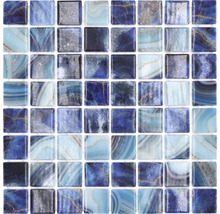 Mosaïque de verre VP56384PUR carré ECO ROYAL 38 PUR 31,6x31,6cm
