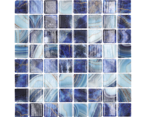 Mosaïque de verre VP56384PUR carré ECO ROYAL 38 PUR 31,6x31,6cm