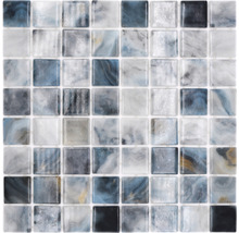 Mosaïque de verre VP56386PUR carré ECO AIR FORCE 38 PUR 31,6x31,6cm