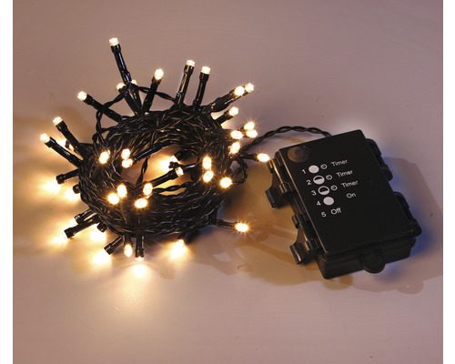 Lichterkette Lafiora 4,7 m + 0,5 m Zuleitung 48 LEDs Lichtfarbe warmweiss inkl. Timer und Dimmer Lichterkette Lafiora 4,7 m + 0,5 m Zuleitung 48 LEDs Lichtfarbe warmweiss inkl. Timer und Dimmer