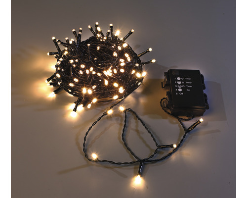 batteriebetriebene Lichterkette Lafiora 19,10 m + 0,5 m Zuleitung 192 LEDs Lichtfarbe warmweiss inkl. Timerfunktion, Dimmbar batteriebetriebene Lichterkette Lafiora 19,10 m + 0,5 m Zuleitung 192 LEDs Lichtfarbe warmweiss inkl. Timerfunktion, Dimmbar