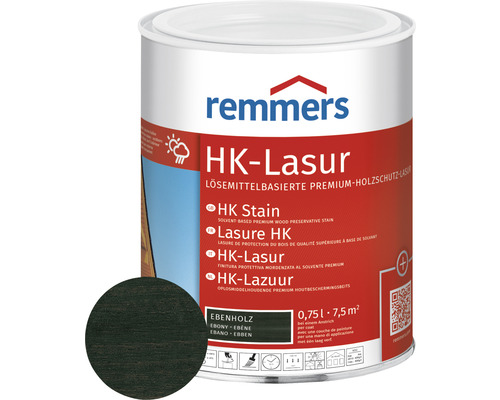 Remmers HK-Lasur ebenholz 750 ml