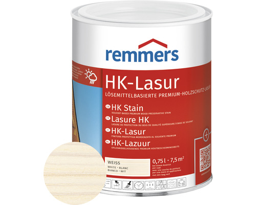 Remmers HK-Lasur weiss 750 ml