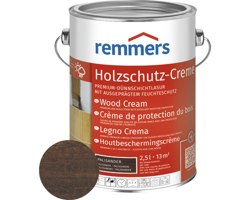 Crème de protection du bois Remmers palissandre 2.5 l