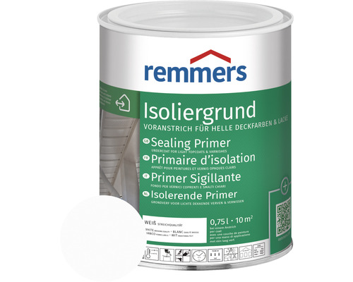 Remmers Isolierfarbe Isoliergrund weiss 750 ml Remmers Isoliergrund Voranstrich für helle Deckfarben und Lacke in einer Dose