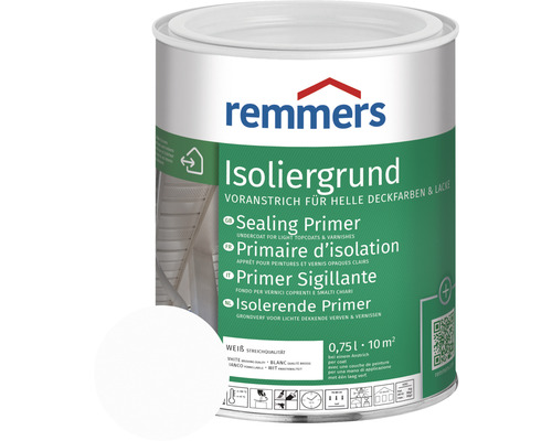 Peinture d'apprêt isolante Remmers blanc 750 ml