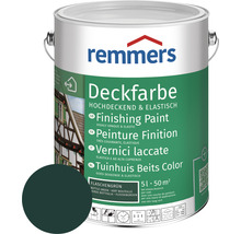 Remmers peinture couvrante vert bouteille dans un seau métallique