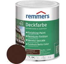 Remmers Deckfarbe Holzfarbe nussbraun 750 ml-thumb-0