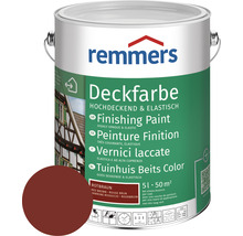 Remmers peinture de finition brun rougeâtre dans un seau