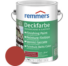 Pot de peinture Remmers couleur finition rouge suédois 2,5 litres