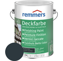 Remmers Peinture Finition, très couvrante et élastique, couleur gris anthracite, pot de 2,5 litres
