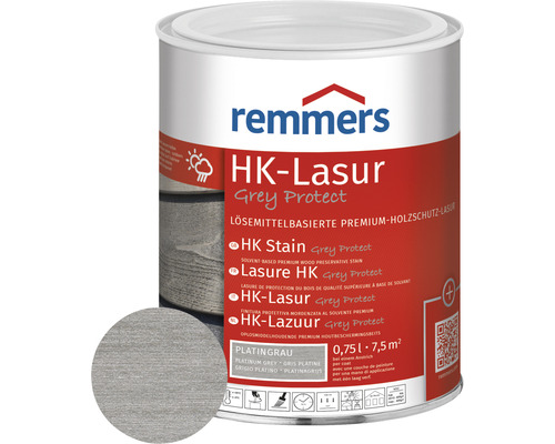 Remmers HK-Lasur platingrau 750 ml