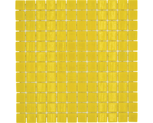 Glasmosaik VP25801PUR Quadrat ECO LISOS yellow 25 PUR 31,6x31,6cm