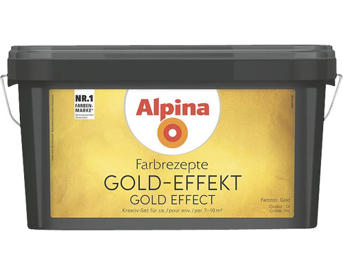 Peinture à effet Alpina effet or kit complet or avec truelle Alpina