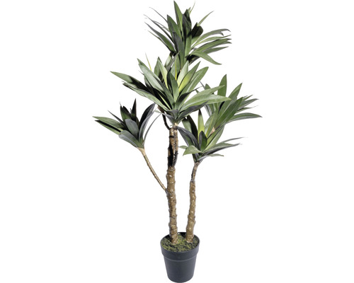 Kunstpflanze Yucca H 90 cm grün
