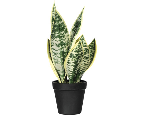 Kunstpflanze Sanserveria H 33 cm grün