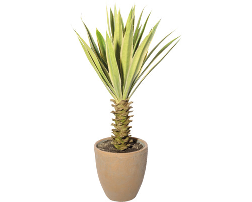 Kunstpflanze Yucca H 75 cm grün