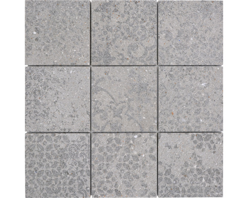 Mosaïque en grès cérame fin CSB 95BG7 carré BLOX 95 gris 29x29cm