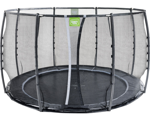 Trampoline au sol trampoline de jardin trampoline enfants trampoline EXIT Dynamic ø305 cm avec filet de sécurité noir