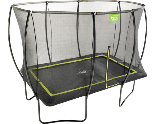 Rechteckiges Gartentrampolin mit Sicherheitsnetz