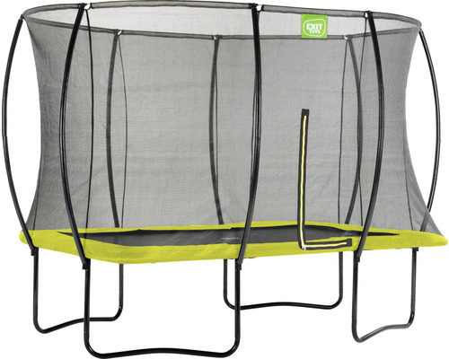 Rechteckiges Gartentrampolin mit Sicherheitsnetz