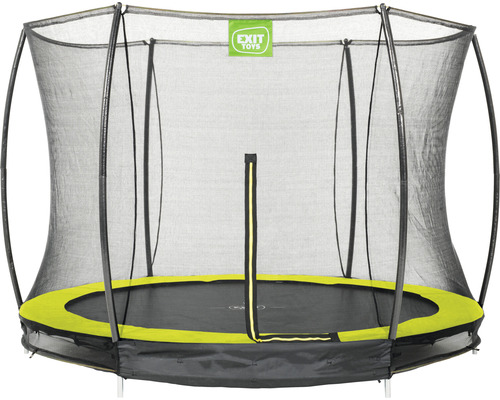 Trampoline de jardin rond avec filet de sécurité