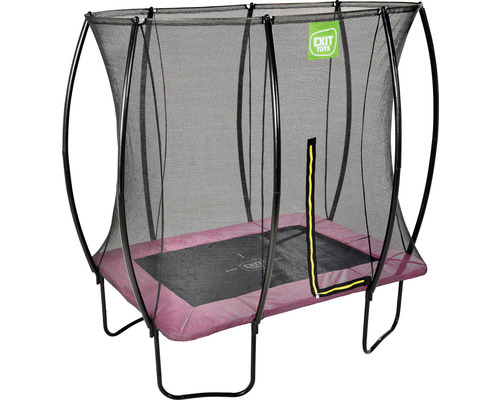 Trampoline de jardin rectangulaire avec filet de sécurité