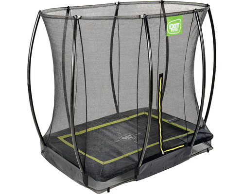 Rechteckiges Gartentrampolin mit Sicherheitsnetz