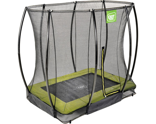 Rechteckiges Gartentrampolin mit Sicherheitsnetz