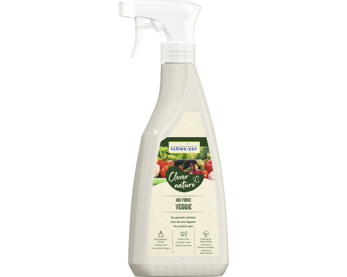 Eric Schweizer Produits de renforcement des plantes Bio Force Veggie Spray 500 ml Vaporisateur avec Bio Force Veggie pour des légumes sains