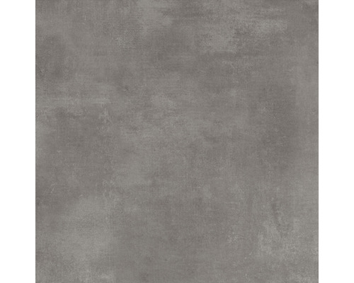 Carrelage sol et mur en grès cérame fin Terra Piombo 59,7 x 59,7 x 0,9 cm anthracite gris mat rectifié
