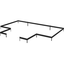 Fondation Juliana Orangerie 21,5 m² 583 x 296 cm noir