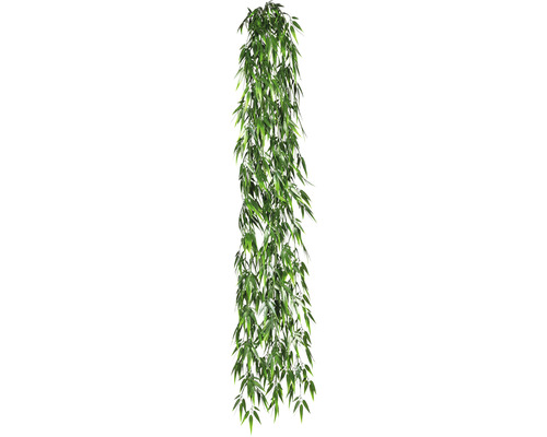 Plante artificielle suspension de bambou H 120 cm vert