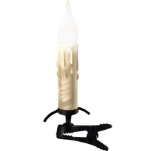 Bougie LED avec clip de fixation