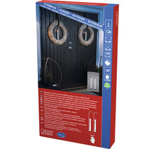 Bougies LED à piles Konstsmide pour l''extérieur avec supports métalliques, variateur, minuterie et télécommande, emballage du produit