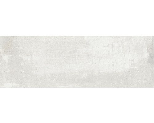 Steingut Wandfliese Ontario white 33,3 x 100 cm
