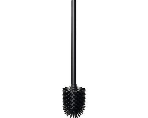 REIKA WC-Bürste SAKU/SAGA Ø 7,38 cm WC-Bürstenkopf aus Silikon schwarz matt Toilettenbürste mit Griff