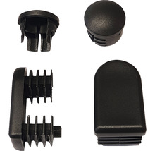 Ersatzteil Fusskappen 4-er Set Acamp Ø 27 mm schwarz