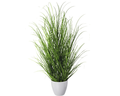 Plante artificielle buisson d'herbe en pot h 75 cm vert