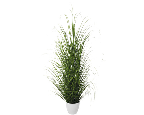 Plante artificielle buisson d'herbe en pot h 120 cm vert